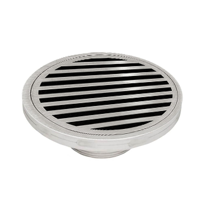 5in Round Strainer with Lines Pattern Decorative Plate and 2in Throat for RND 5