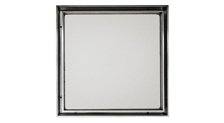 5in x 5in Tile Insert Frame Cover for Stainless Steel Shower Base