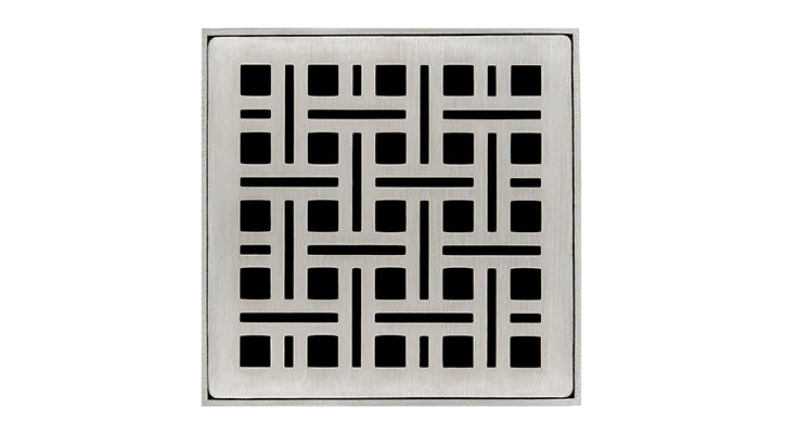4in x 4in VDB 4 Complete Kit with Weave Pattern Decorative Plate, 2in, 3in aVD 4in Outlet