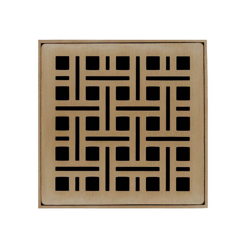 4in x 4in VDB 4 Complete Kit with Weave Pattern Decorative Plate, 2in, 3in aVD 4in Outlet