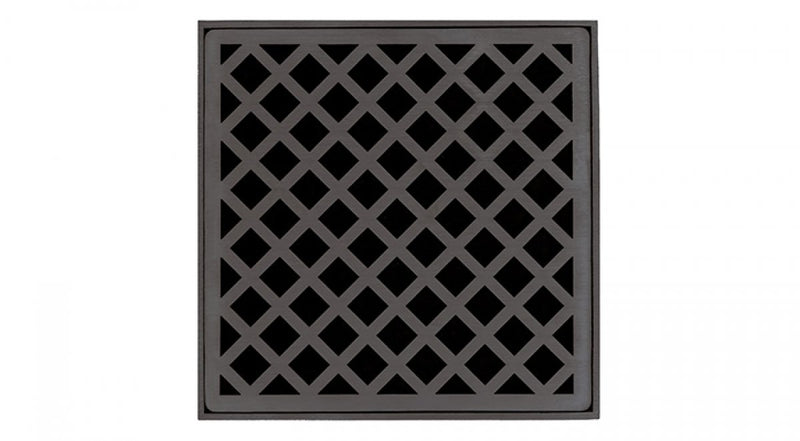 Infinity Components 4in x 4in Criss-Cross Pattern Decorative Plate for X4, XD4, XDB4