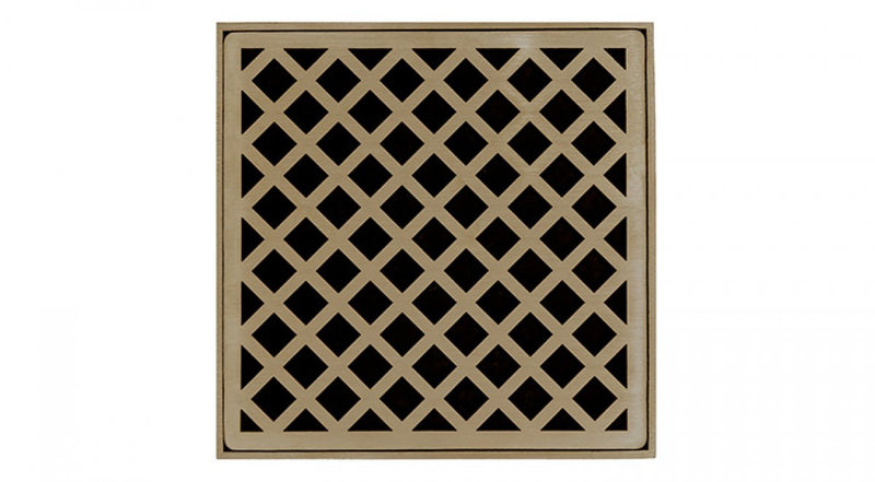 Infinity Components 4in x 4in Criss-Cross Pattern Decorative Plate for X4, XD4, XDB4