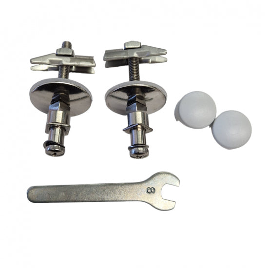 DURAVIT Hinge Set for Seat and Cover with Soft Closure, Stainless Steel  0061951000