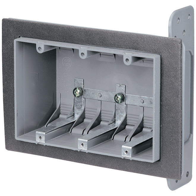 GT-airtight device box with foam gasket