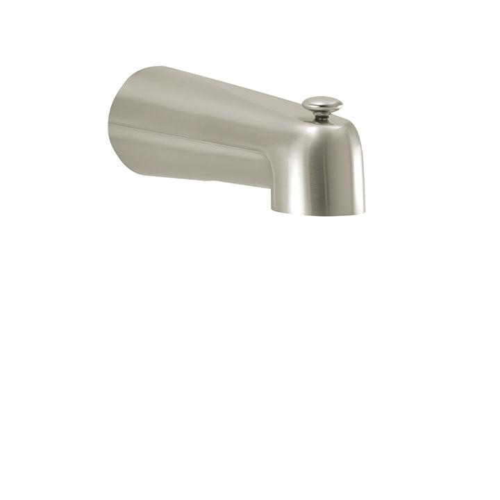 AQUABRASS 11812 SQUARE TUB SPOUT WITH DIVERTER 7 inch