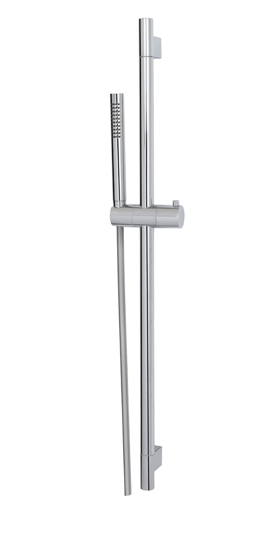 AQUABRASS 12695 COMPLETE ROUND SHOWER RAIL - 1 FUNCTION