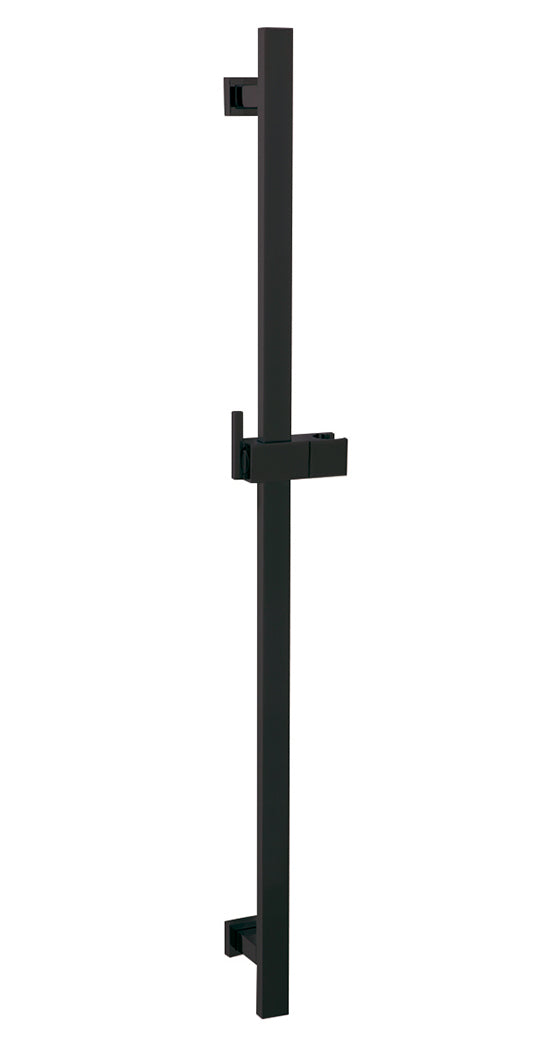 AQUABRASS 12753 SQUARE SHOWER RAIL ONLY WITH SLIDER