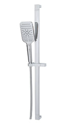 AQUABRASS 12784 COMPLETE SQUARE SHOWER RAIL - 3 FUNCTIONS