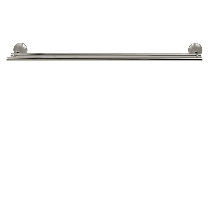 AQUABRASS 1504 24" wallmount double towel bar