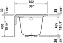 DURAVIT Architec Alcove Bathtub White 700355000000090