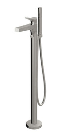 AQUABRASS 17N85 Floormount tub filler with handshower