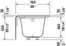 DURAVIT Architec Alcove Bathtub White 700355000000091