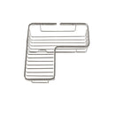 AQUABRASS 2037 Corner basket