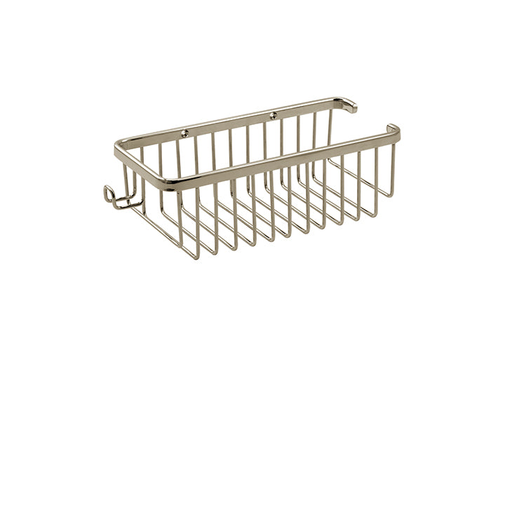 AQUABRASS 2054 Rectangular basket with razor handle