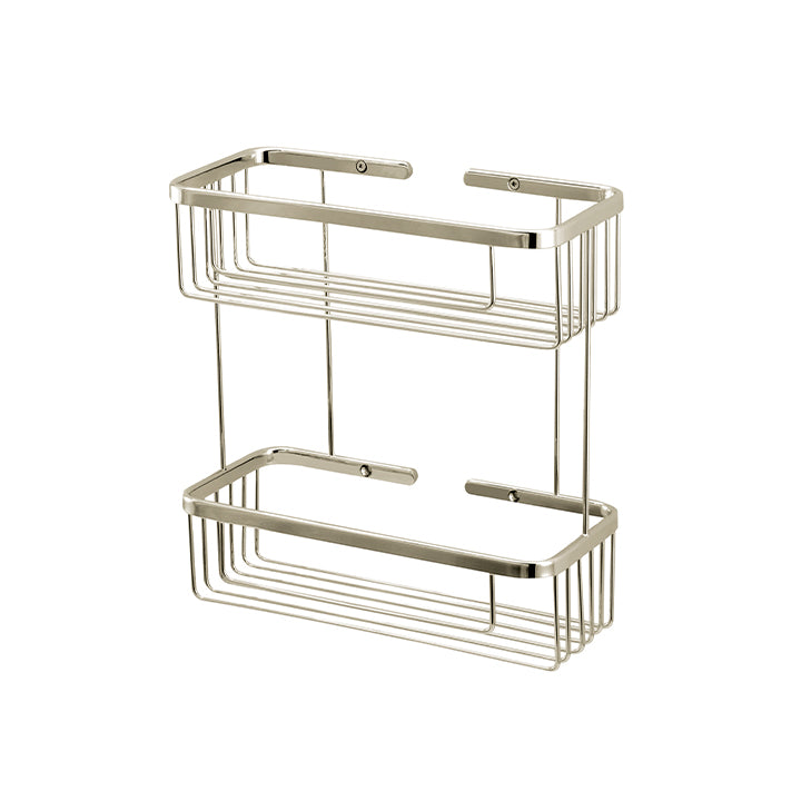 AQUABRASS 2068 Two tier rectangular basket