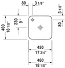 DURAVIT Cape Cod Washbowl White 2340460000