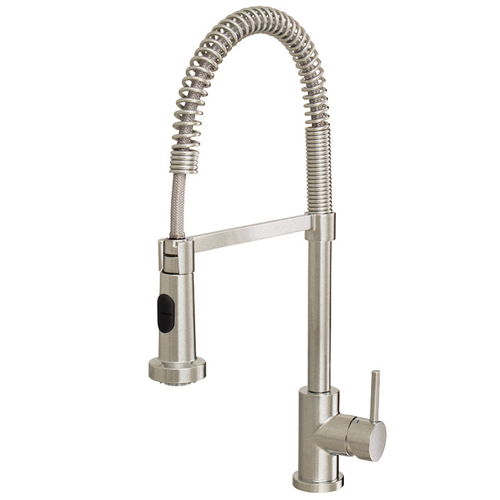 AQUABRASS 30045 WIZARD PULL-DOWN SPRAY KITCHEN FAUCET