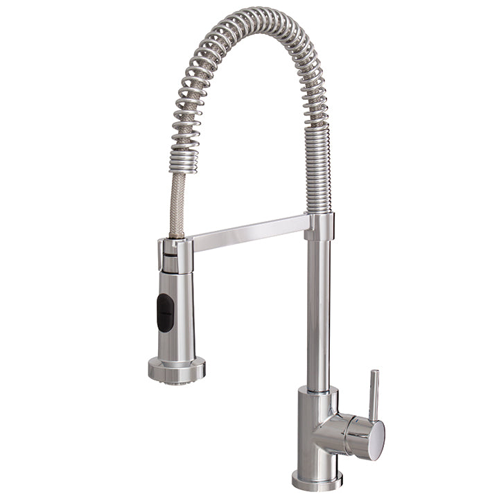 AQUABRASS 30045 WIZARD PULL-DOWN SPRAY KITCHEN FAUCET