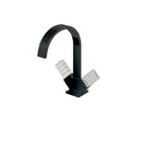 AQUABRASS 34514 TOSCA STAR SINGLE HOLE LAV FAUCET with two crystal handles