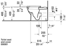 DURAVIT Darling New Floorstanding Toilet Bowl White 2138090092