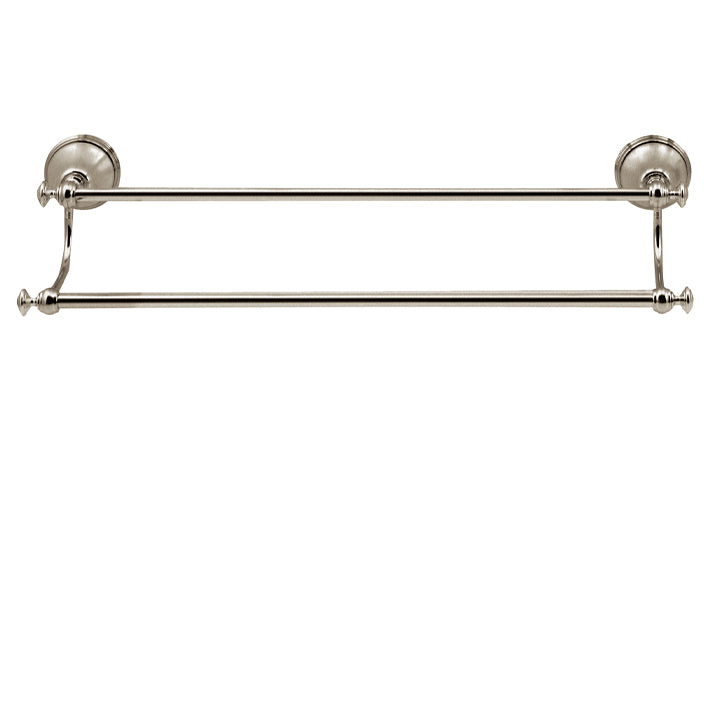 AQUABRASS 405 20" wallmount double towel bar