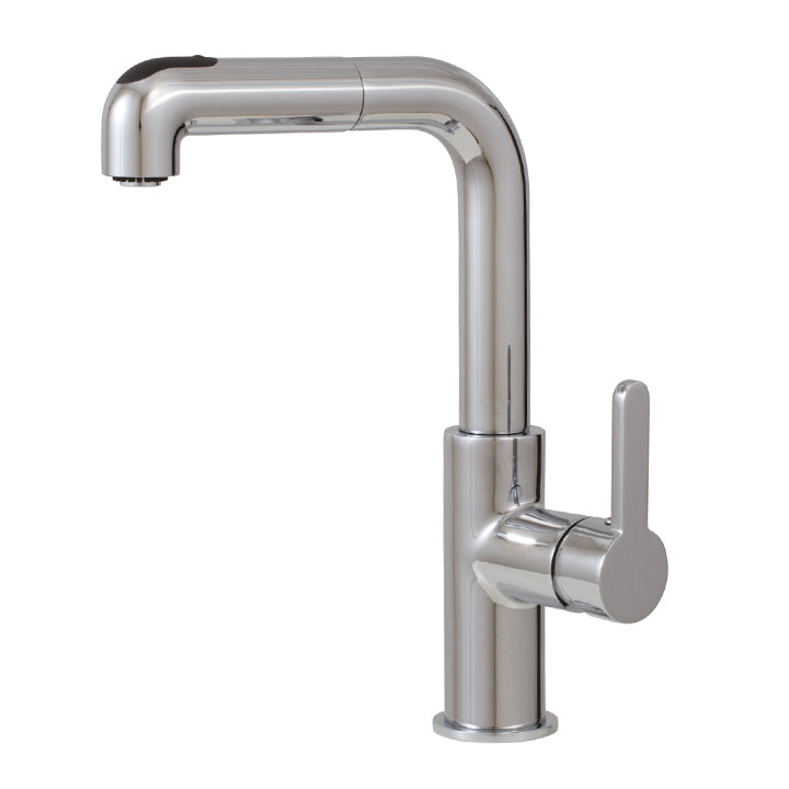 AQUABRASS 5043N EATALIA PULL-OUT SPRAY KITCHEN FAUCET