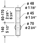 DURAVIT Accessories Design Siphon *- Black Matte 0050364692