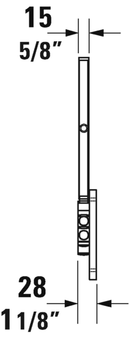 DURAVIT D-Code Cosmetic Mirror Chrome 0099121000