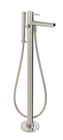 AQUABRASS 61N84 VOLARE FLOORMOUNT TUB FILLER WITH HANDSHOWER