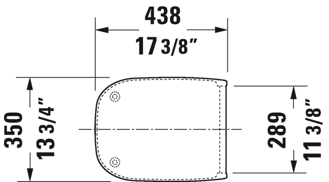 DURAVIT D-Code Toilet Seat White 0067390000