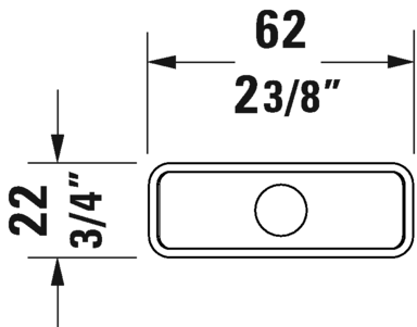 DURAVIT Inspection Key for Exchange, Gv 1003420000,1003430000  1003440000