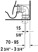 DURAVIT Darling New Floorstanding Toilet Bowl White 2138090092