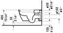 DURAVIT Darling New Wall-Mounted Toilet White 2544090092