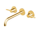 AQUABRASS 68029 BLADE WALLMOUNT 8 inchCC LAV. FAUCET - TRIM ONLY