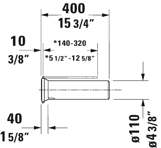 DURAVIT Accessories Vario connector set 0014220000