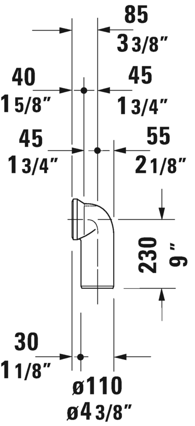 DURAVIT Accessories Vario connector set 0014220000