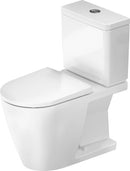 DURAVIT D-Neo Two-Piece Kit White, Dual Flush Push Button D4030100