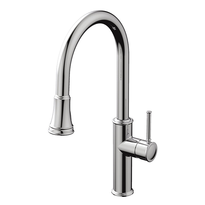 AQUABRASS 6845N MARGHERITA PULL-DOWN DUAL STREAM KITCHEN FAUCET