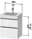 DURAVIT D-Neo Vanity Unit Wall-Mounted DE43760BD