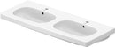 DURAVIT D-Code Double Vanity Sink White 03481200002