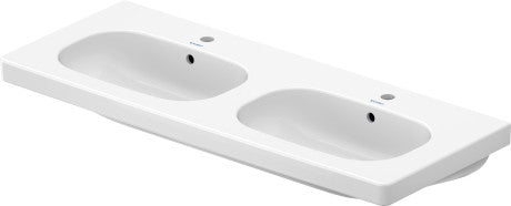 DURAVIT D-Code Double Vanity Sink White 03481200302