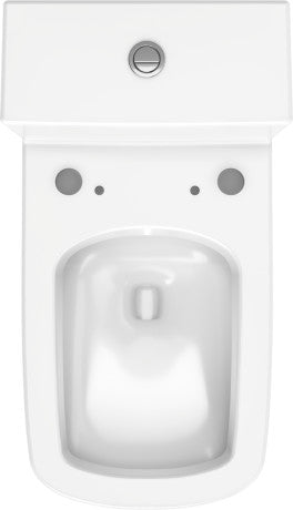 DURAVIT DuraStyle One-Piece Toilet Kit White with Seat D4052400