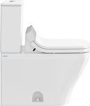 DURAVIT DuraStyle Two-Piece Toilet Kit White with Seat D4053000