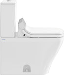 DURAVIT DuraStyle Two-Piece Toilet Kit White with Seat D4053300