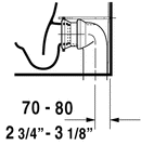DURAVIT Darling New Floorstanding Toilet Bowl White 2138090092