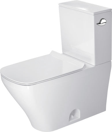 DURAVIT DuraStyle Two-Piece Toilet Kit, Right Hand Lever, White D4055700