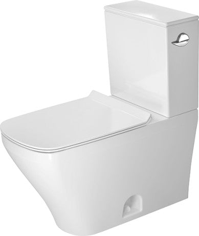 DURAVIT DuraStyle Two-Piece Toilet Kit, Right Hand Lever, White D4055300