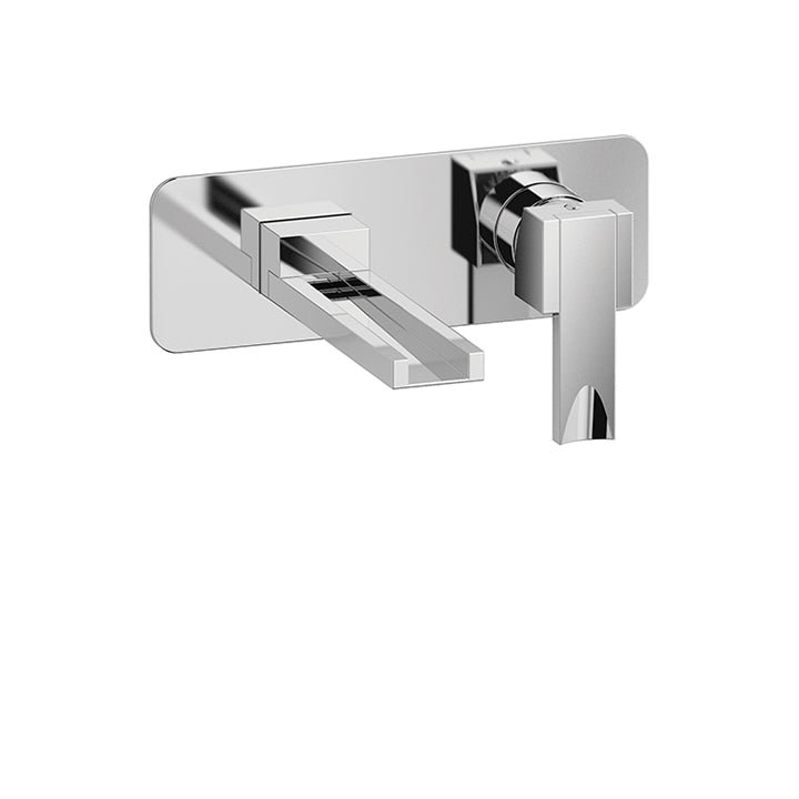 AQUABRASS 77N29 STREEM WALLMOUNT LAV. FAUCET - TRIM ONLY Polished Chrome