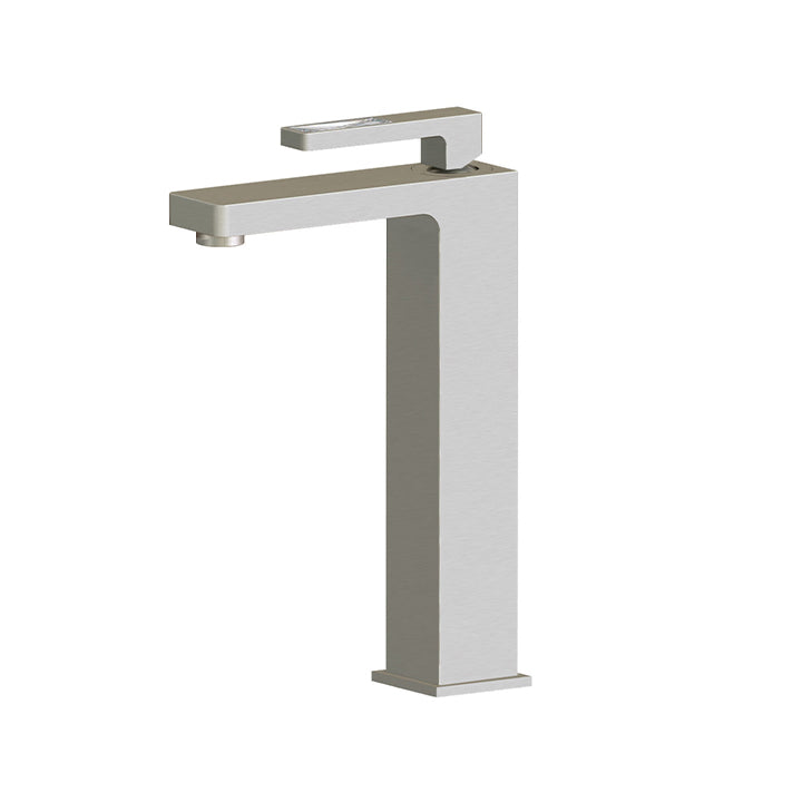 AQUABRASS 84020 B-JOU TALL SINGLE-HOLE LAV. FAUCET WITH CRYSTAL