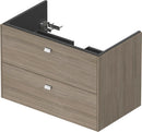 DURAVIT Brioso Two Drawer Wall-Mount Vanity Unit BR4102